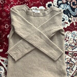 Madewell Tan Women's Crew Neck Sweater